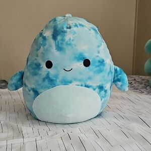 Squishmallows Teal and White Plush Toy